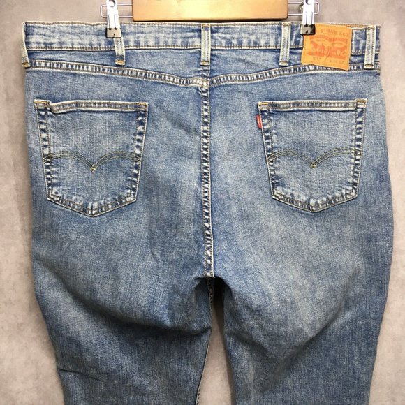 Levis Mens 511 Slim Fit Blue Jeans 42x32 Stretch Denim Pants Zipper Fly 5 Pocket
